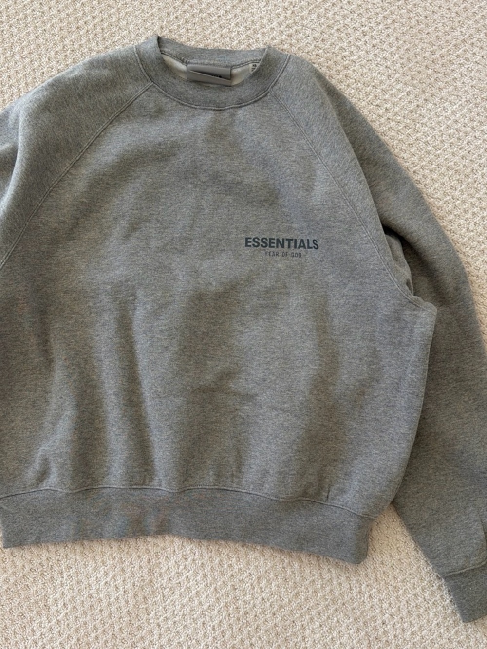Fear of God ESSENTIALS Crewneck Sweatshirt - Heather Gray